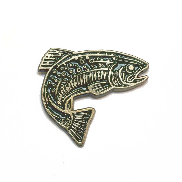 Trout Enamel Pin - The Local Branch