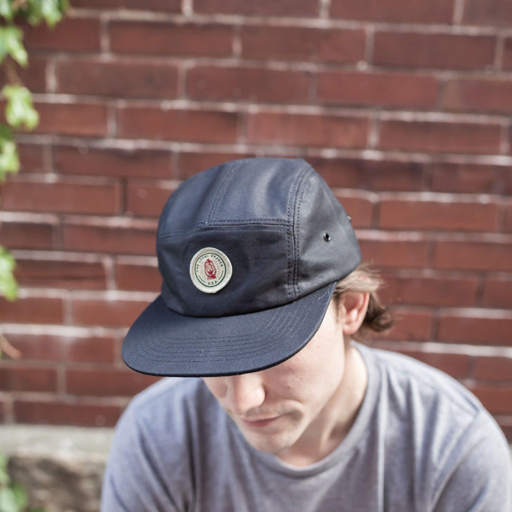 Camp Hat Black // Canvas Patch - The Local Branch