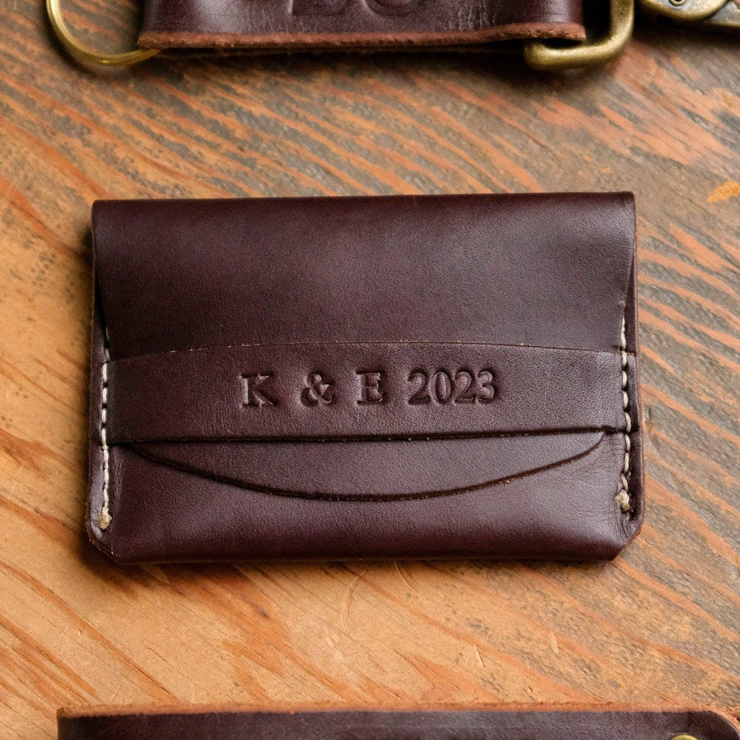 Custom handmade leather hot wallet