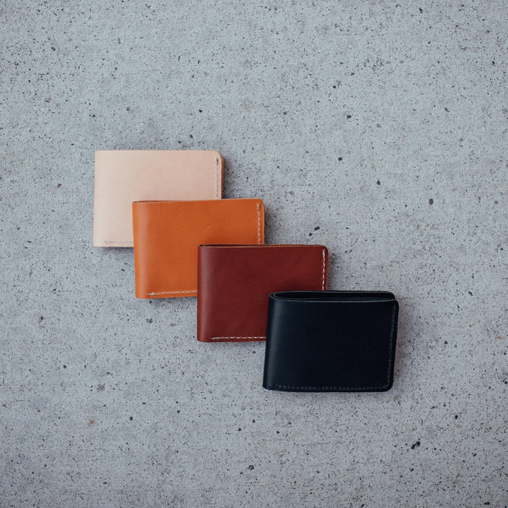 Blue & Orange Wallet - a popular combination : Leathercraft
