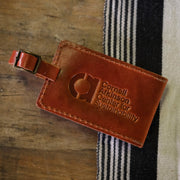 Custom Leather Luggage Tag