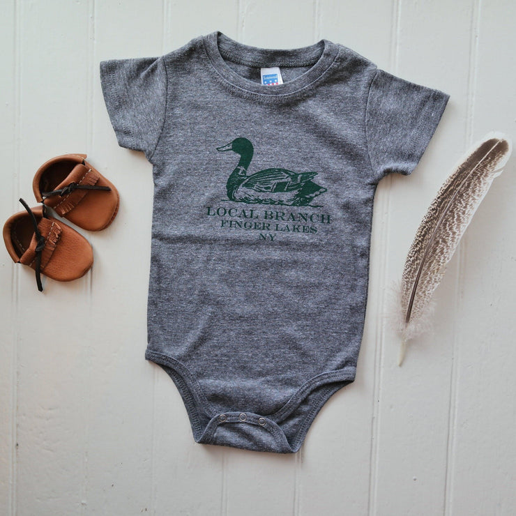 The Skaneateles Duck Onesie - The Local Branch