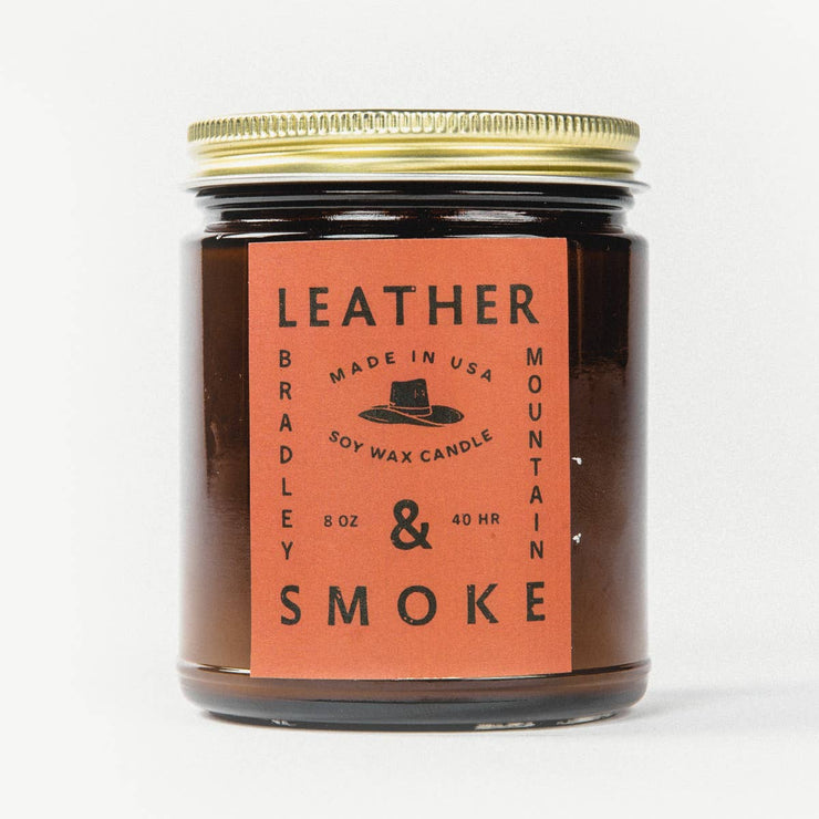 Leather & Smoke Candle