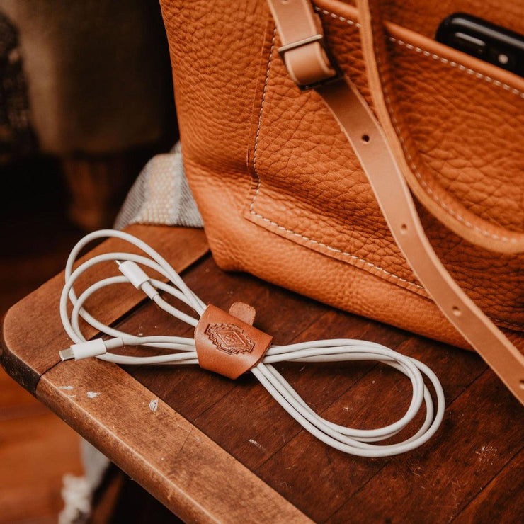 Leather Headphone/Cord Keeper - The Local Branch