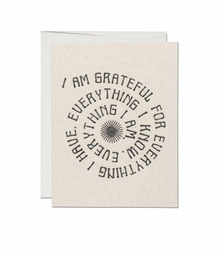 I am Grateful For Everything Card - The Local Branch