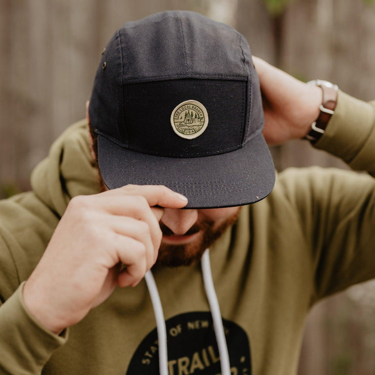 Camp Hat Blue // Canvas Patch - The Local Branch