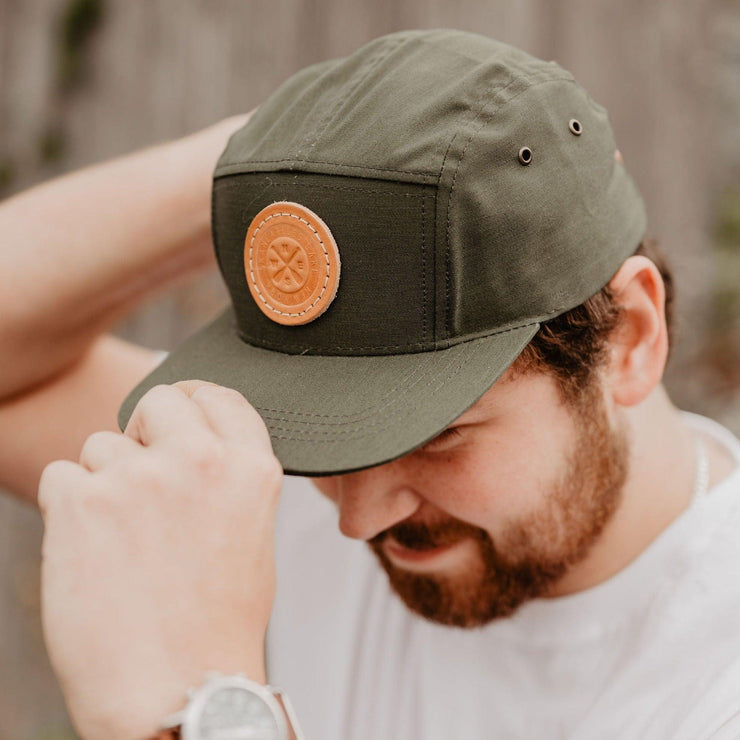 Camp Hat // Leather Patch - The Local Branch